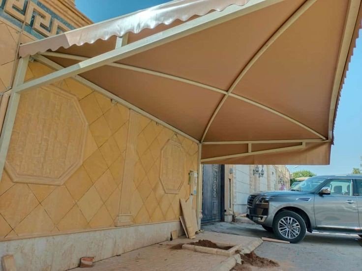 مظلات مواقف حي الفهد نجران