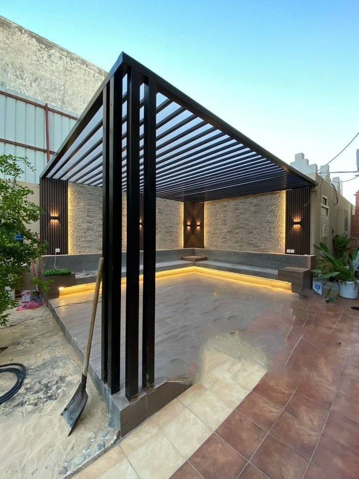 تصميم مظلات جلسات منزلية نجران