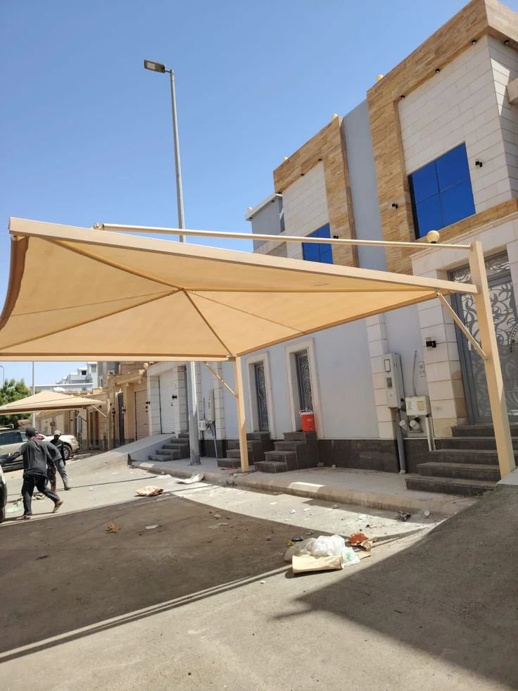 مظلات سيارات خارجية للفلل والمنازل في نجران