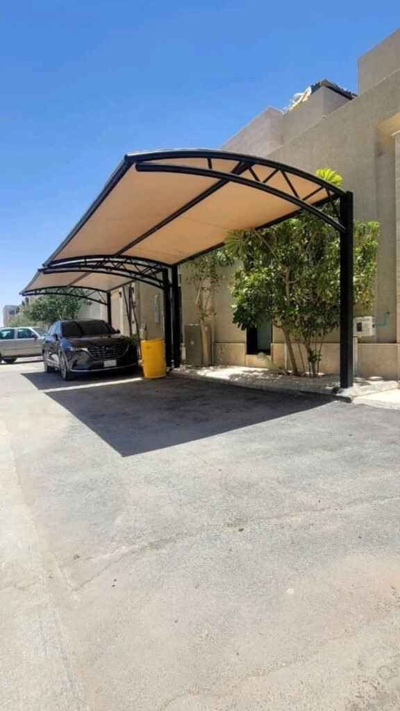 مظلات سيارات بي في سي نجران