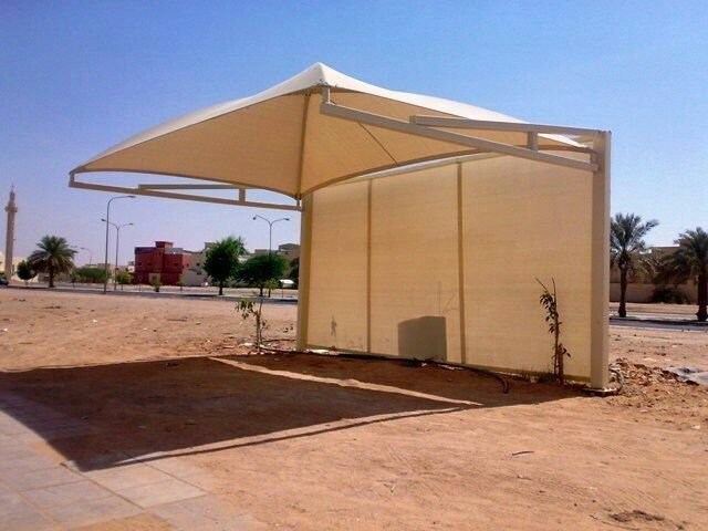 مظلات سيارات PVC خارجية نجران
