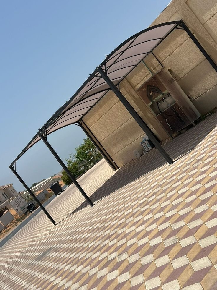 مظلات سيارات PVC مقاومة للشمس